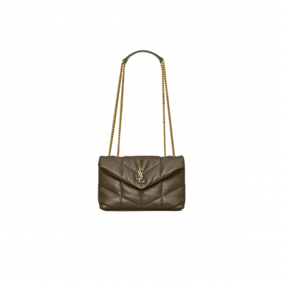 YSL TOY PUFFER IN NAPPA LEATHER 7593371EL073212 (23*15.5*8.5cm)